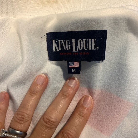 Vintage VFW satin snap jacket double sided King Louie Made in USA Medium Indiana - Picture 6 of 12